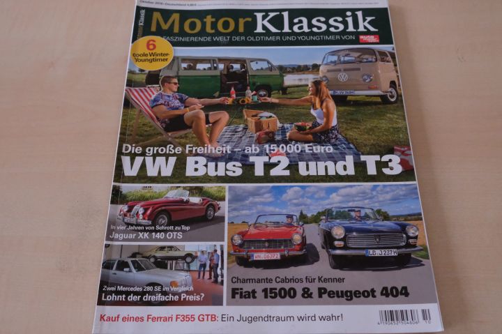 Deckblatt Motor Klassik (10/2018)